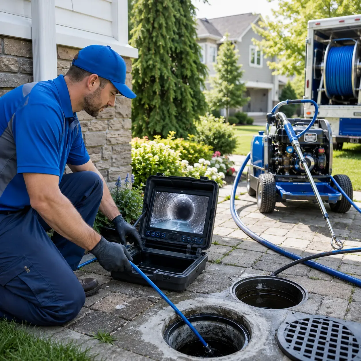 Outdoor drain cleaning professionals serving Masontown, PA